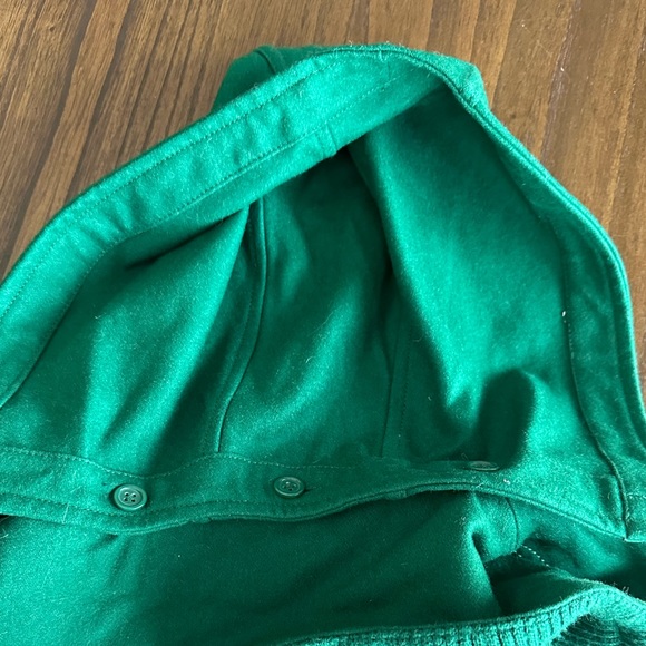 Vintage Thinsulate Green Wool Pea Coat with Toggles - Size Small - Picture 8 of 11